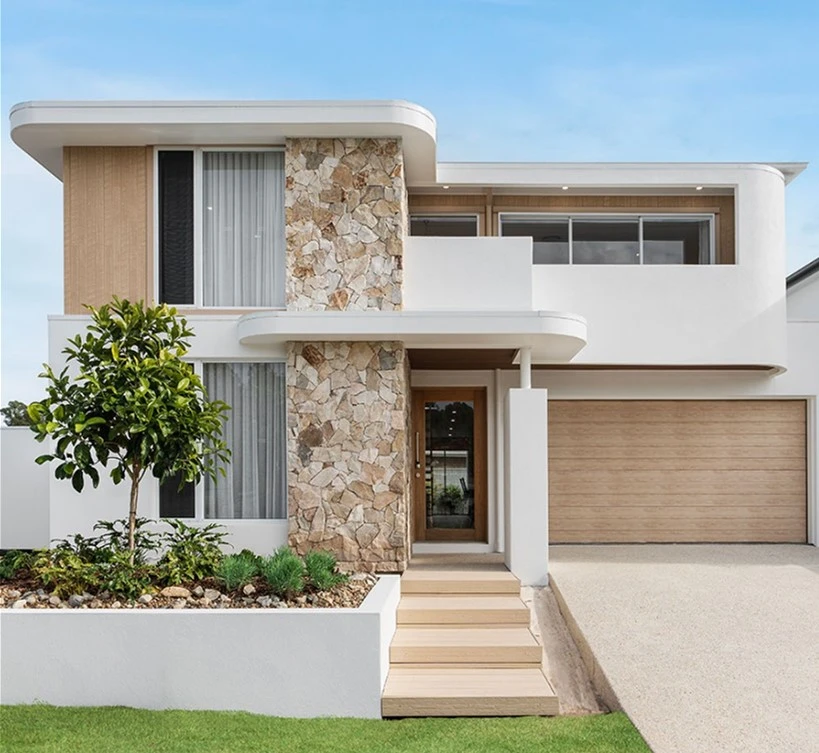 Natural Stone Cladding Villa Design Natural Stone Cladding Villa Design